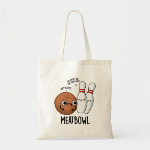 Meatbowl Funny Meatball Pun Tygkasse