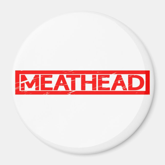 Meathead Frimärke Magnet (Framsidan)