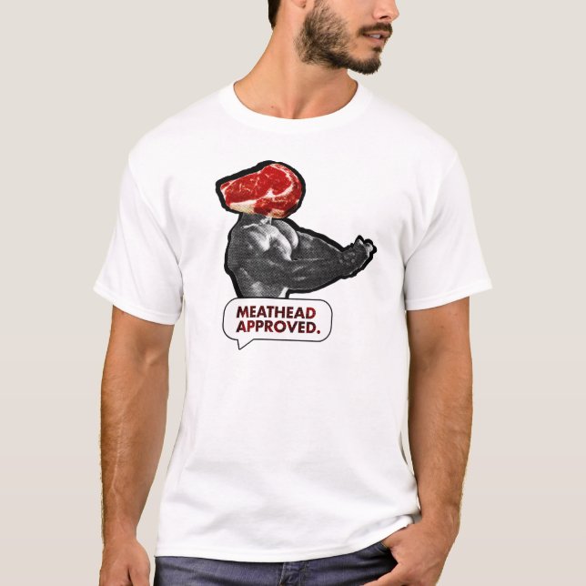 Meathead godkänd utslagsplatsskjorta t-shirt (Framsida)