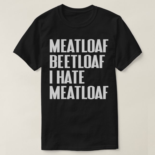 Meatloaf Beetloaf Funny julgåva T Shirt (Design framsida)