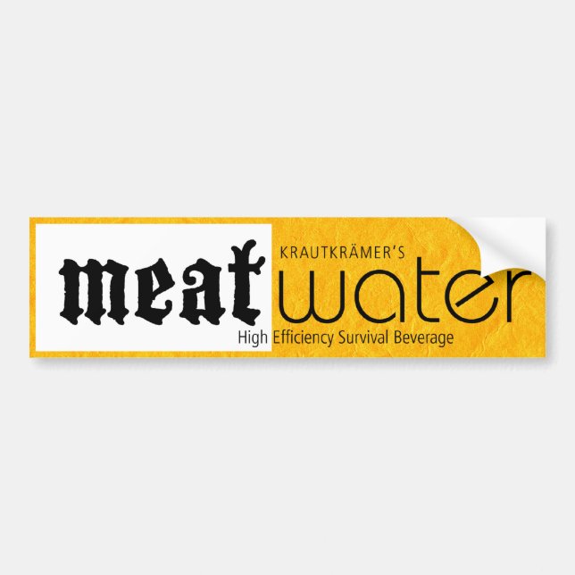 MeatWater bildekal (Framsidan)