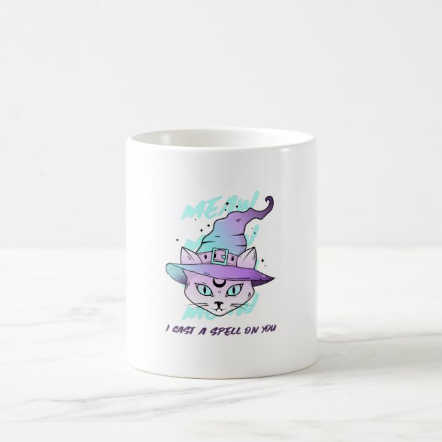 MEAW MEAW Jag kastar ett trollspell på dig Kaffemugg (Center)