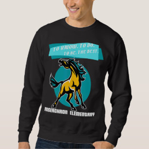 Mecachron Elementary Mustanges att veta att göra f Lång Ärmad Tröja