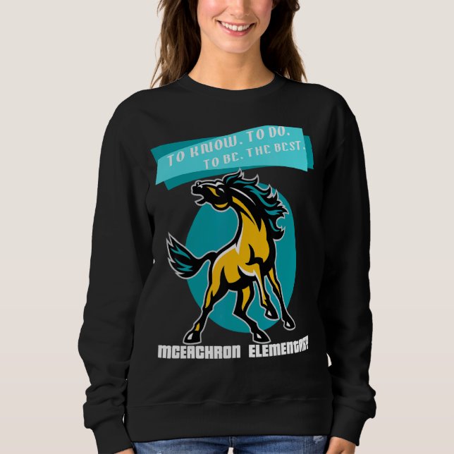 Mecachron Elementary Mustanges att veta att göra f T Shirt (Framsida)