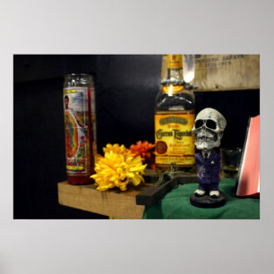MECAS 2008 day of the dead festival Poster