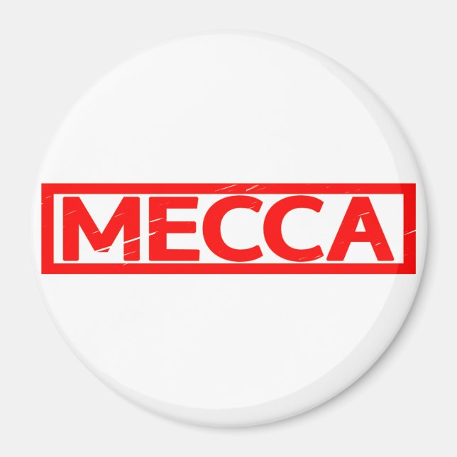 Mecca Frimärke Magnet (Framsidan)
