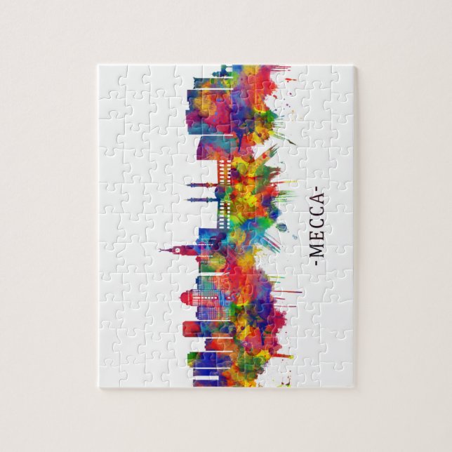 Mecca KSA Skyline Pussel (Vertikal)
