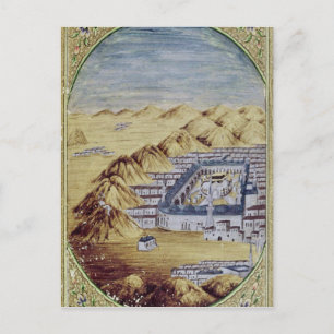 Mecca omgiven av Arafa-bergen Vykort