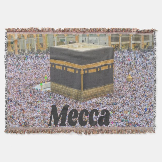 Mecca Saudiarabien Islams semesterstad, Kaaba Filt (Framsidan)