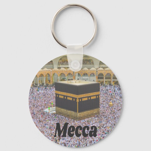 Mecca Saudiarabien Islams semesterstad, Kaaba Nyckelring (Framsida)