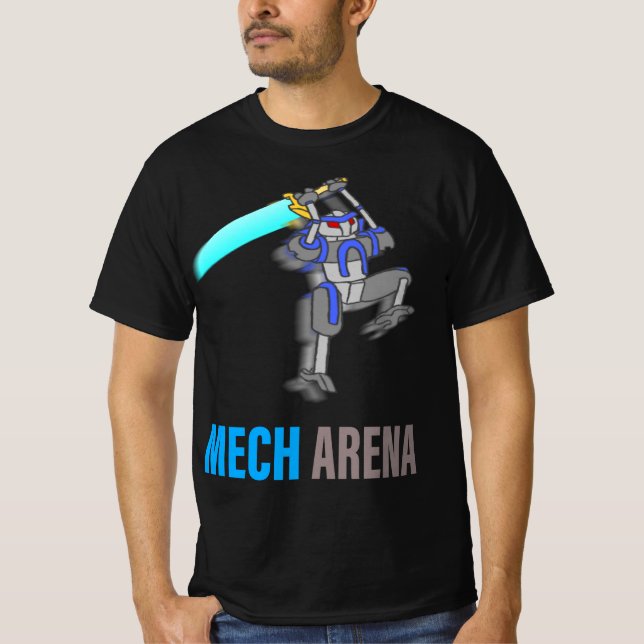 Mech Arena let's play amazing battle T Shirt (Framsida)