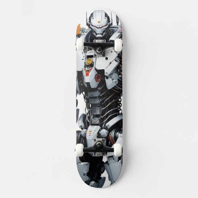 Mech Robot Mini Skateboard Bräda 18,5 Cm (Framsida)