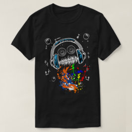 Mech vinkar musik för ljud t-shirt
