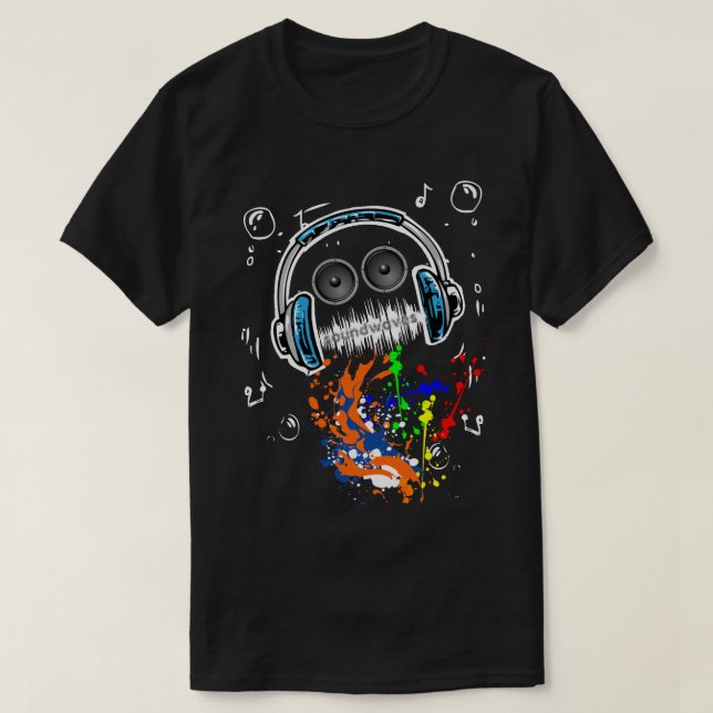 Mech vinkar musik för ljud tröja (Design framsida)
