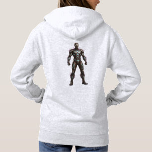 Mech Warrior Hero Pullover SciFi Gamer BOLD T Shirt