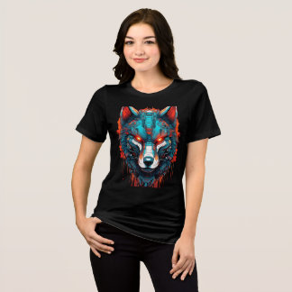 Mech Wolf Dam Tri-blend T-Shirt