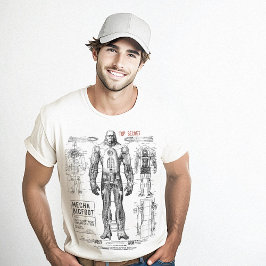 Mecha Bigfoot 1958 Top Secret Prototype T Shirt