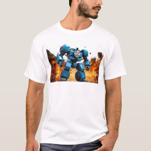 Mecha-Boom! Thomas Tanken...Mech Engine Tåg Bot? T Shirt