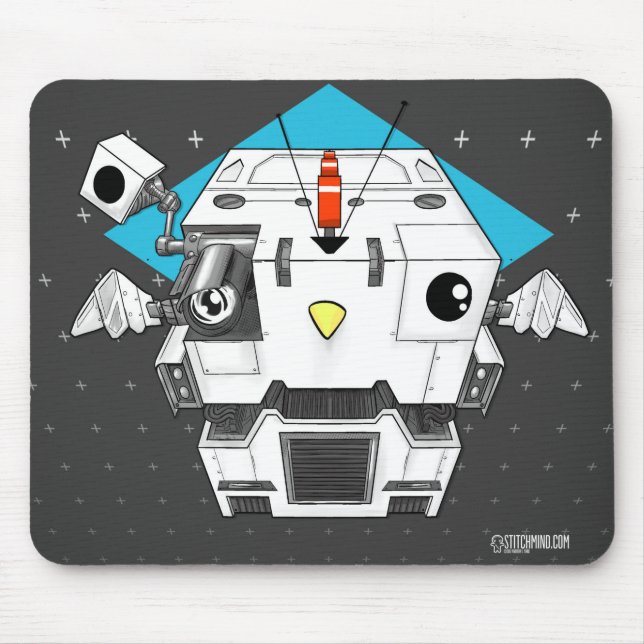 Mecha Cockblock Mousepad Musmatta (Framsidan)