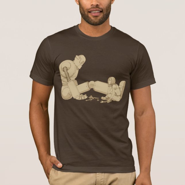 Mecha flicka t-shirt (Framsida)