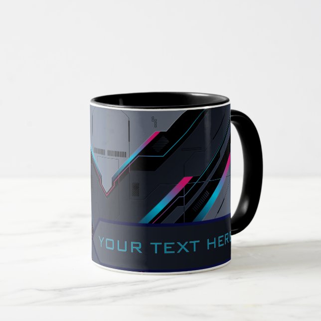 Mecha Fuel Cell | Personalized Gamer Coffee Mug Mugg (Framsida höger)