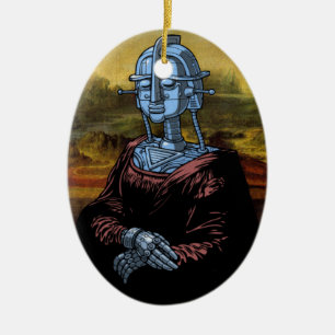 Mecha Lisa Julgransprydnad Keramik