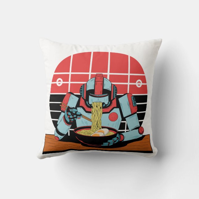 Mecha Ramen  Kudde (Baksida)