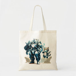 MechaCat Tote bag - American Shorthair Tygkasse