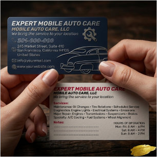 Mechani Service Auto Reparation & Bil AC Specialis Visitkort