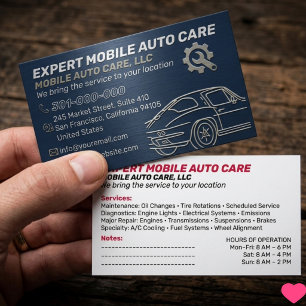 Mechani Service Auto Reparation & Bil AC Specialis Visitkort