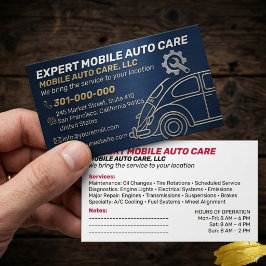 Mechani Service Auto Reparation & Bil AC Specialis Visitkort