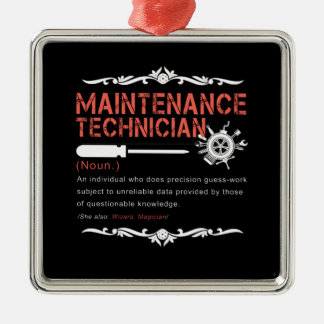 Mechanic Älskare |Definition av underhållstekniker Julgransprydnad Metall