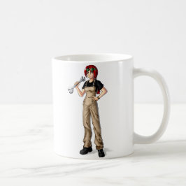 Mechanic Anime Girl Kaffemugg