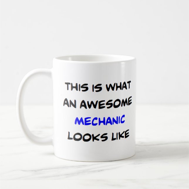 mechanic, awesome kaffemugg (Vänster)