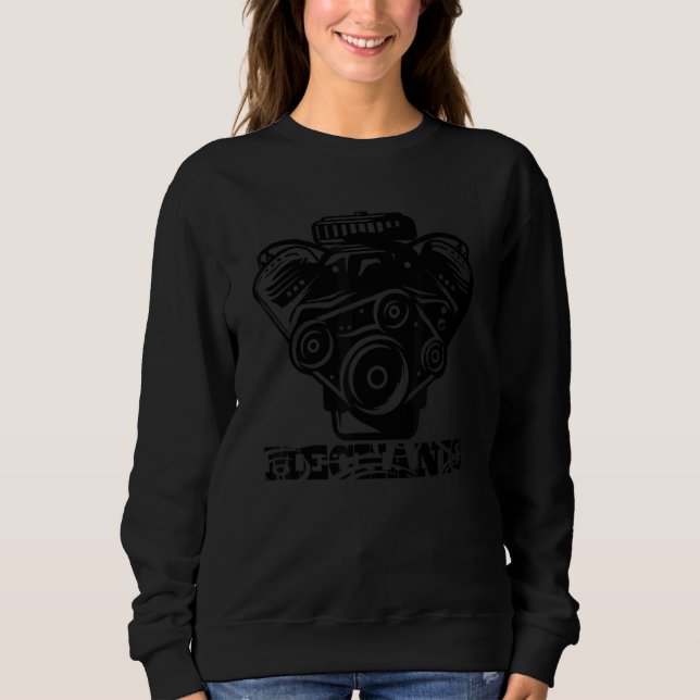 Mechanic  Car Engine Machine Repair Tradesman T Shirt (Framsida)