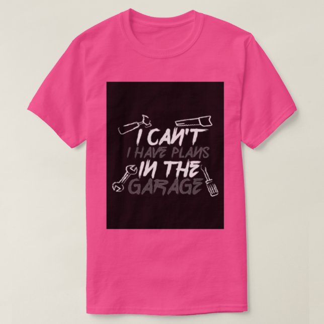 Mechanic Car Lover Garage  T Shirt (Design framsida)