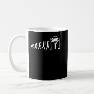 Mechanic Evolution Mechanic Gift Car Mechanics Te Kaffemugg