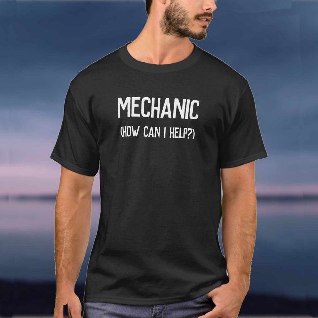 Mechanic - Garage Car Reparation Company Business T Shirt (Skapare uppladdad)