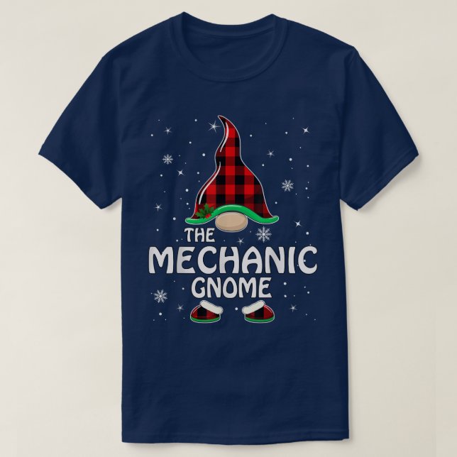 Mechanic Gnome Buffalo Play Matching Family Chris T Shirt (Design framsida)