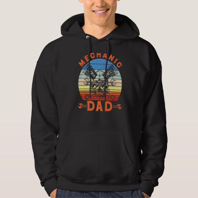 Mechanic Pappa Hoodie (Framsida)