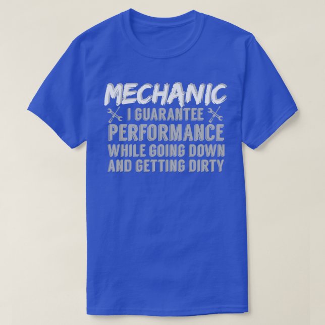 Mechanic Quote Pun Joke Car Screwdriver Wrench T Shirt (Design framsida)