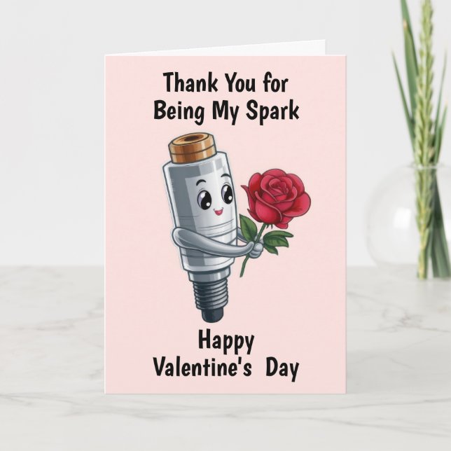 Mechanic Valentines day Kort (Framsida)