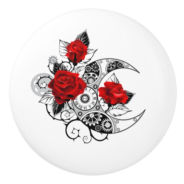 Mechanical Crescent with Red Roses Knopp (Framsidan)