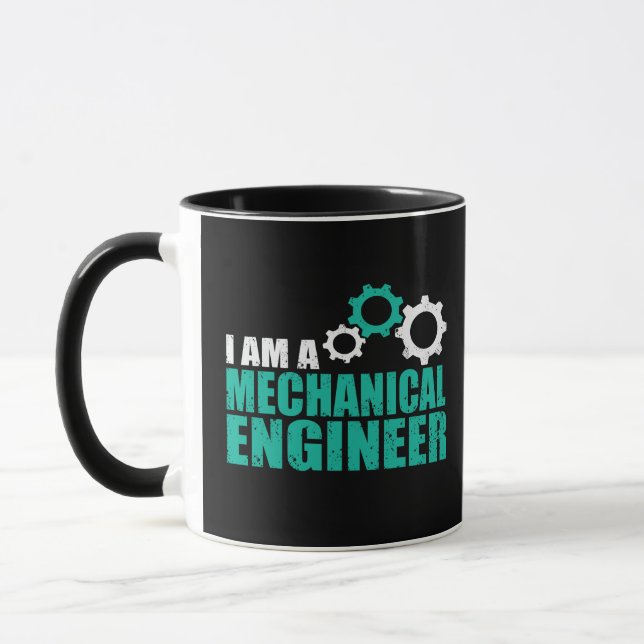 Mechanical Engineering Funny Engineer Mugg (Vänster)