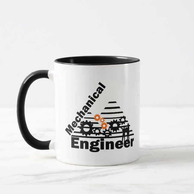 Mechanical Engineering Funny Engineer Mugg (Vänster)