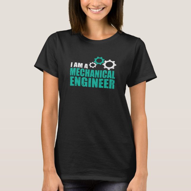 Mechanical Engineering Funny Engineer T Shirt (Framsida)
