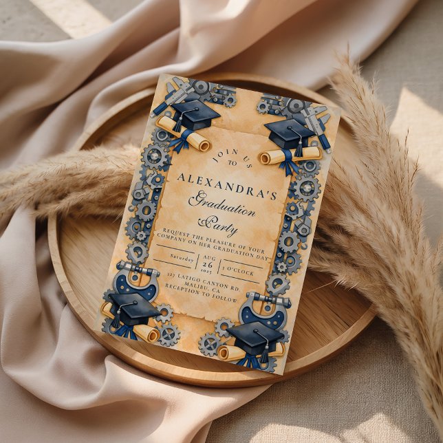 Mechanical Engineering Graduation Inbjudningar (Skapare uppladdad)