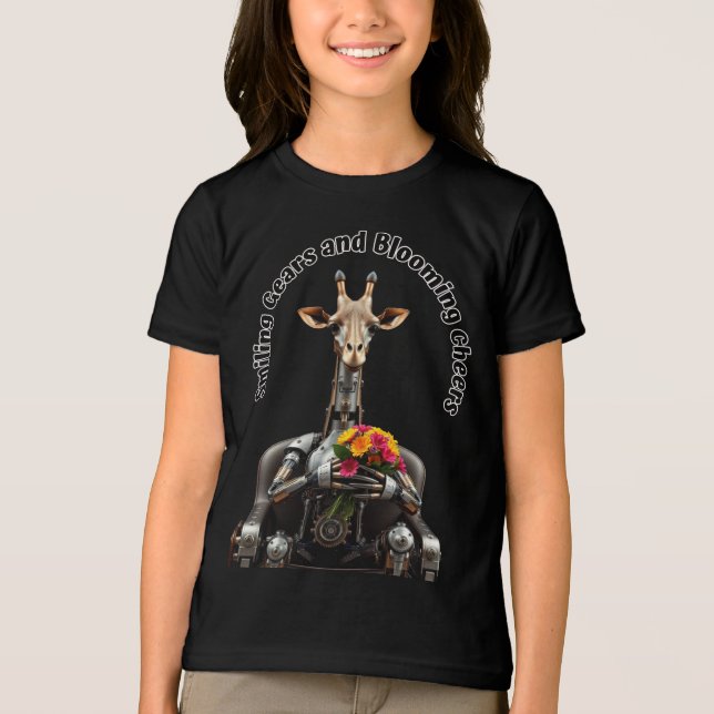 Mechanical Giraffe T Shirt (Framsida)