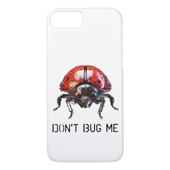 Mechanical Ladybug DON'T KRYP ME Case-Mate iPhone Skal (Baksida)