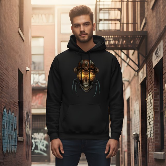 Mechanical Skull: Steampunk Hoodie (Skapare uppladdad)